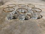 6 aperitiefglaasjes - shotglaasjes - druppel, Ophalen of Verzenden