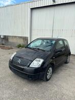 Citroen C2 1.1 benzine bj 2007 142000km GEKEURD, Alarm, Zwart, Bedrijf, Handgeschakeld