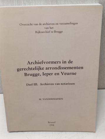 Archiefvormers in de gerechtelijke arrondissementen brugge beschikbaar voor biedingen