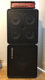 tc electronic BH500 (head) + RS410 (cab) + RS115 (cab), Muziek en Instrumenten, Versterkers | Bas en Gitaar, Ophalen, Gebruikt