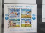 sheet 17de Olympische Spelen Rome 1960 20 Fr, Postzegels en Munten, Postzegels | Europa | België, Verzenden, Postfris, Olympische Spelen