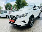 Nissan Qashqai 160PK 2019 wit parelmoer 1j Garantie, Auto's, Nissan, Bluetooth, Euro 6, Wit, Leder