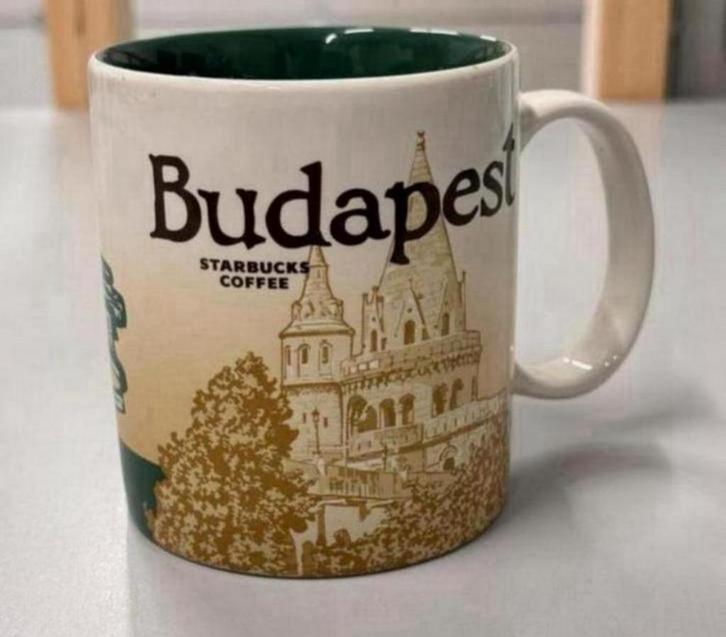 Starbucks Budapest Boedapest 2013 collector koffie mok-kom, Verzamelen, Merken en Reclamevoorwerpen, Zo goed als nieuw, Gebruiksvoorwerp