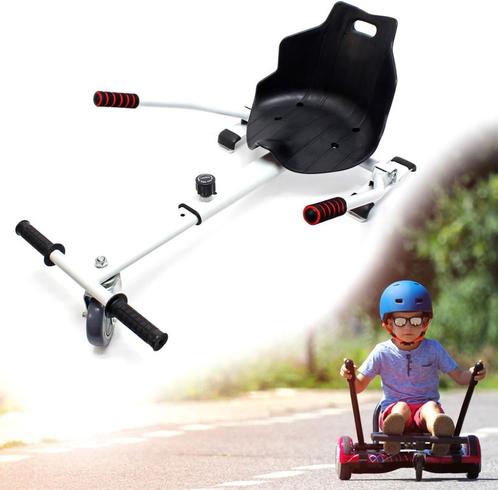 Hoverkart | Zitje voor Hoverboard | Wit, Kinderen en Baby's, Speelgoed | Buiten | Voertuigen en Loopfietsen, Nieuw, Verzenden