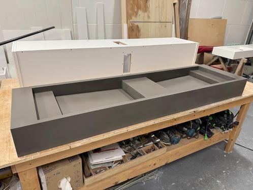 Corian solid surface wastafel 1.85 mtr, Huis en Inrichting, Badkamer | Badkamermeubels, Nieuw, Wastafelkast, Minder dan 100 cm