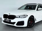 BMW 5 Serie 520 dA Touring FULL PACK M-COCKPIT-T.O-CUIR-CAME, Automaat, 4 cilinders, Wit, Leder