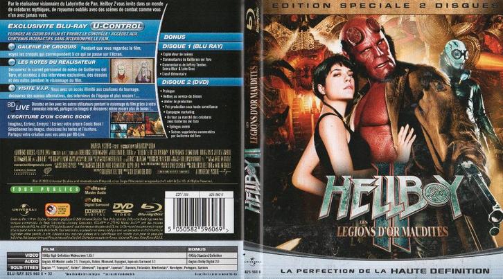 hell boy  les legions d’or maudites (blu-ray) neuf, CD & DVD, Blu-ray, Comme neuf, Science-Fiction et Fantasy, Enlèvement ou Envoi