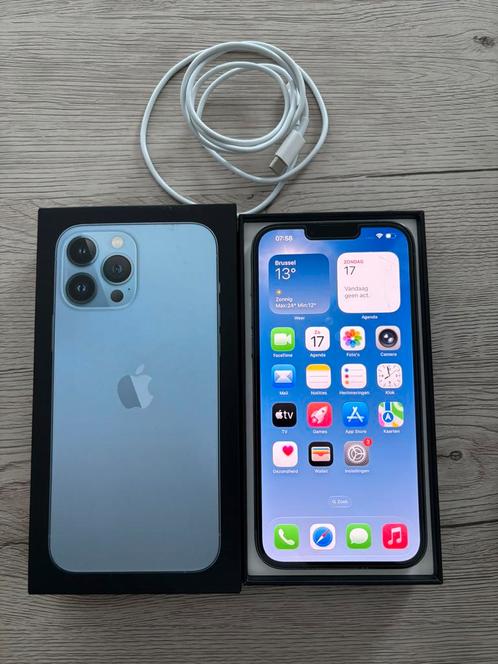 Iphone 13 pro max (128GB), Telecommunicatie, Mobiele telefoons | Apple iPhone, Zo goed als nieuw, 128 GB, iPhone 13, Blauw, Ophalen