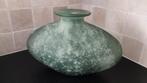 Groene decoratie vaas, Huis en Inrichting, Woonaccessoires | Vazen, Ophalen of Verzenden, Zo goed als nieuw, Groen, Glas