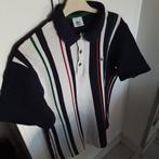 Lacoste Vintage polo met veelkleurige strepen maat 5, Kleding | Heren, Polo's, Ophalen of Verzenden, Blauw