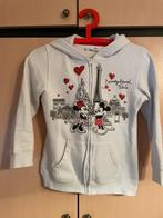 Veste sweat blanche Disneyland Paris 10 ans, Comme neuf, Garçon ou Fille, Pull ou Veste, Disneyland Parijs