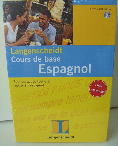 Cours d'espagnol de base à Langenscheidt, Livres, Livres d'étude & Cours, Neuf, Envoi