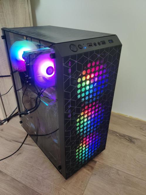 Game PC I5 13400F - 32GB - RTX 3070Ti - 500GB + 2TB NVMe, Computers en Software, Desktop Pc's, Refurbished, 4 Ghz of meer, SSD