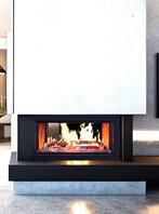 Aanbieding M-Design Doorkijkhaard/Tunnelhaard Venus V23 850D, Huis en Inrichting, Ophalen of Verzenden, Nieuw, Inbouwhaard, Houthaard