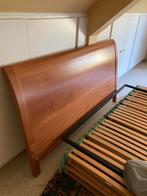 Bed kerselaar frame en lattenbodem, Ophalen, Gebruikt, Tweepersoons, 200 cm