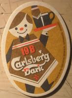 Sous-bock Carlsberg Dark, Collections, Marques de bière, Sous-bock, Enlèvement ou Envoi