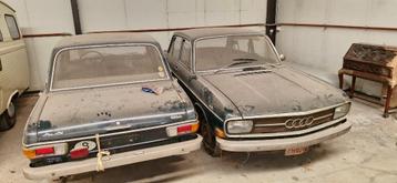 2 Audis 60 (1969 1971) à restaurer, Autos, Boîte manuelle, Particulier, Audi, Vert