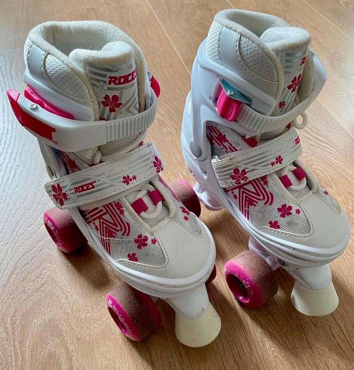 Patins ROCES - Quaddy Girl 3.0 - Taille 30-33 - peu utilisé, Kinderen en Baby's, Speelgoed | Buiten | Rolschaatsen, Gebruikt, Kinderen