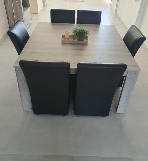 Barkast en eettafel, Huis en Inrichting, Tafels | Eettafels, Zo goed als nieuw, 100 tot 150 cm, 100 tot 150 cm, Vijf personen of meer