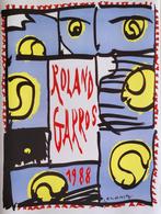 Alechinsky - Affiche originale - Roland Garros - 1988, Envoi