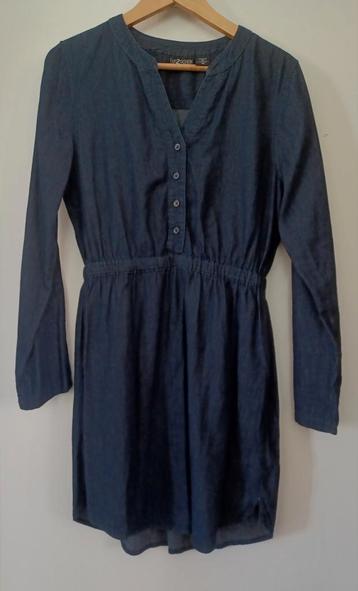 Donkerblauwe jeansjurk, maat 36. beschikbaar voor biedingen