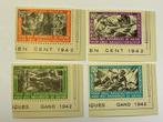 Vignettes de timbres : Prisonnier de guerre, Gand, 1942, Enlèvement ou Envoi, Non oblitéré, Neuf, Sans timbre