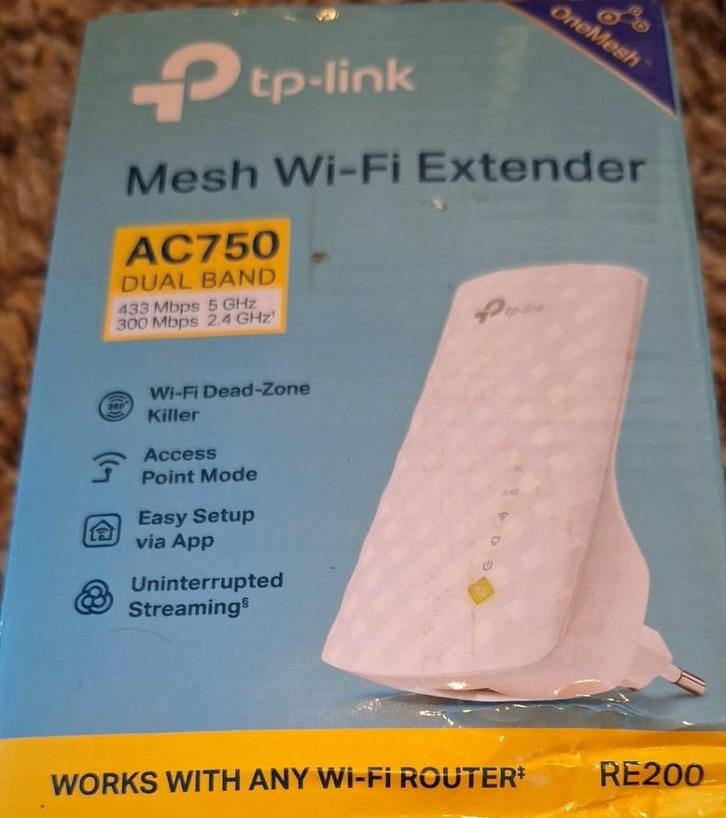 Wifi Versterker - TP-Link AC750, Computers en Software, WiFi-versterkers, Nieuw, Ophalen