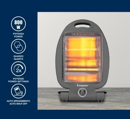 Kwarts verwarming - Straalkachel - Zuinig, Tuin en Terras, Terrasverwarmers, Nieuw, Elektrisch, Vloer, Draaibaar, Ophalen