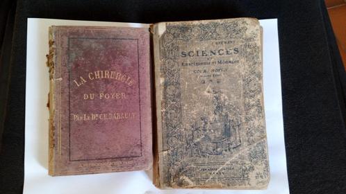 lot  de  2  anciens livres  de  1877  et  1919, Antiek en Kunst, Antiek | Boeken en Manuscripten, Ophalen of Verzenden