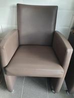 zeteltjes op wieltjes, Huis en Inrichting, Stoelen, Ophalen, Gebruikt, Overige kleuren, Leer