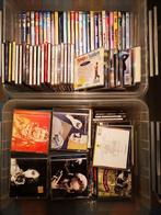 +/- 170 cd-doosjes, +/- 25 dvd's, Ophalen, Gebruikt