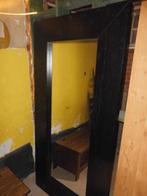 grote spiegel met zwart houten frame, Ophalen