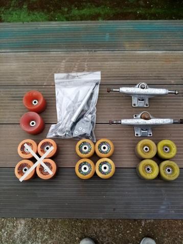 Vintage skateboard wielen, oldskool  beschikbaar voor biedingen