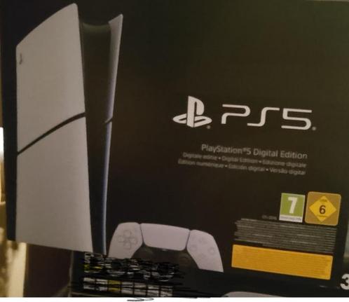 PlayStation 5 Slim Digital Edition 1TB, Nieuw in de doos., Games en Spelcomputers, Spelcomputers | Sony PlayStation 5, Nieuw, Playstation 5
