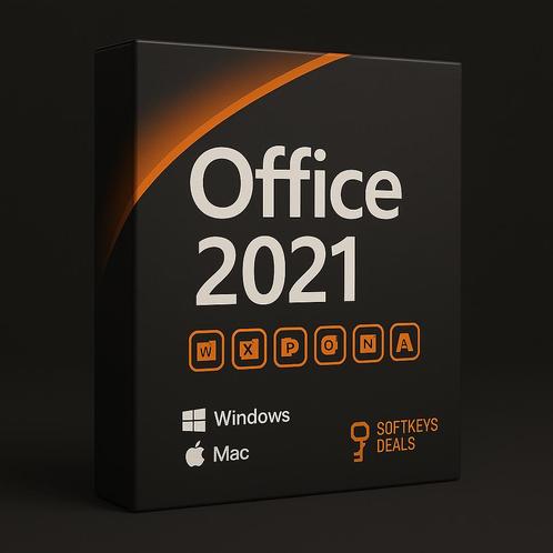 Office 2021 (Windows/Mac), Computers en Software, Office-software, Nieuw, MacOS, Windows, Ophalen