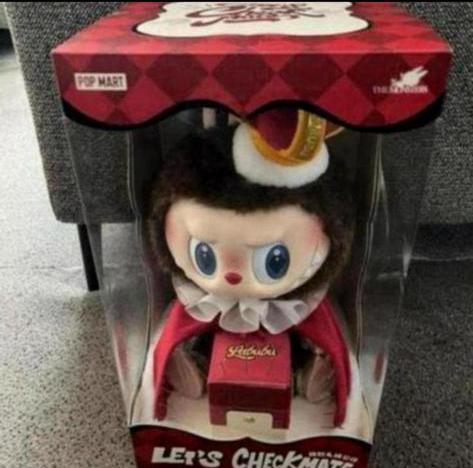 Top kerstcadeau‼️originele grote labubu pop mart 37cm nieuw, Verzamelen, Poppetjes en Figuurtjes, Zo goed als nieuw, Ophalen