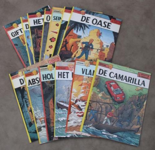 Lot van 13 strips uit de reeks "De Avonturen van Lefranc", Boeken, Stripverhalen, Gelezen, Meerdere stripboeken, Ophalen of Verzenden