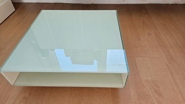 glazen printerhouder - draaitafeltje/plateau, Huis en Inrichting, Overige Huis en Inrichting, Zo goed als nieuw, Ophalen