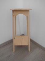 bloemtafeltje in  grenen hout, Vierkant, Zo goed als nieuw, Hout, Ophalen