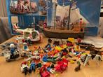 Piratenschip +Playmobil-helikopter, Verzamelen, Ophalen, Gebruikt