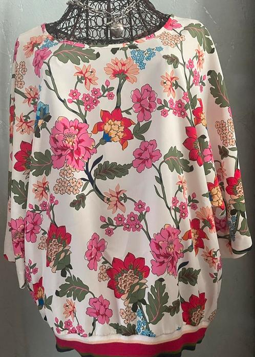 Marie Méro 44 Mooi bloesje met detail mouwen, Kleding | Dames, Grote Maten, Zo goed als nieuw, Blouse of Tuniek, Overige kleuren