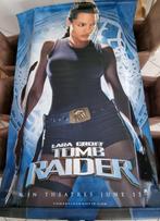 Tomb Raider XXL banner uit bioscoop Angelina Jolie, Ophalen, Deurposter of groter, Film en Tv, Rechthoekig Staand