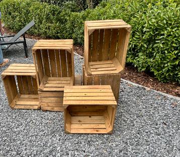 16 Houten fruitkisten beschikbaar voor biedingen