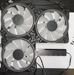DeepCool CF120 Plus set van 3 ventilatoren voor PC, Ophalen of Verzenden, Gebruikt, Luchtkoeling
