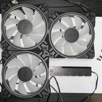 DeepCool CF120 Plus set van 3 ventilatoren voor PC beschikbaar voor biedingen