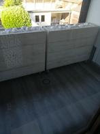 steigerhouten bloembakken, Tuin en Terras, Bloembakken en Plantenbakken, Ophalen, Tuin, 100 cm of meer, Zo goed als nieuw