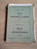 Wet betreffende de jeugdbescherming 1965, Gelezen, 1945 tot heden, Ophalen of Verzenden, Overige onderwerpen