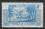 Frans-Oceanie 1939/1949 - Yvert 86 - Visser - 3 c. (PF), Verzenden