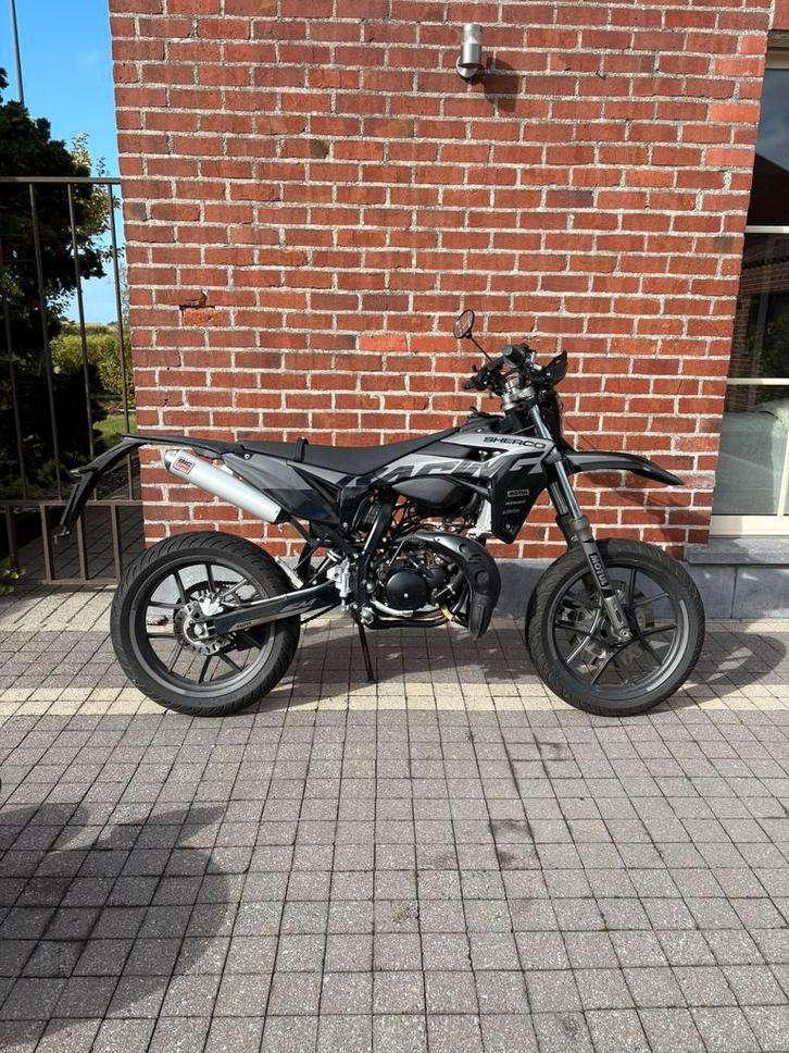 Sherco 50 SM-R BLACKMOON, Fietsen en Brommers, Brommers | Overige merken, Gebruikt, Klasse B (45 km/u), Ophalen