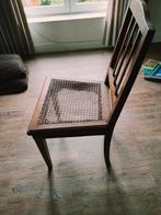 STOEL hout met nog onbeschadigde cannage, Huis en Inrichting, Stoelen, Ophalen, Gebruikt